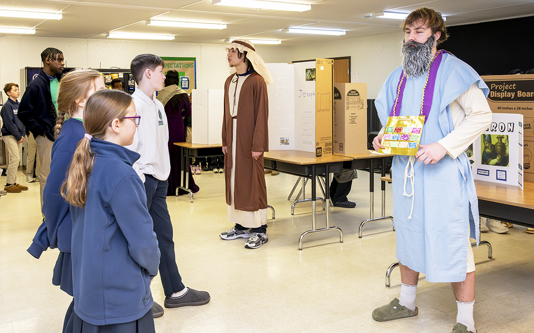 Students Display Knowledge, Creativity With Wax Museum Experience
