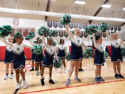 Banner Bearcats vs. Grove Christian Cheerleaders